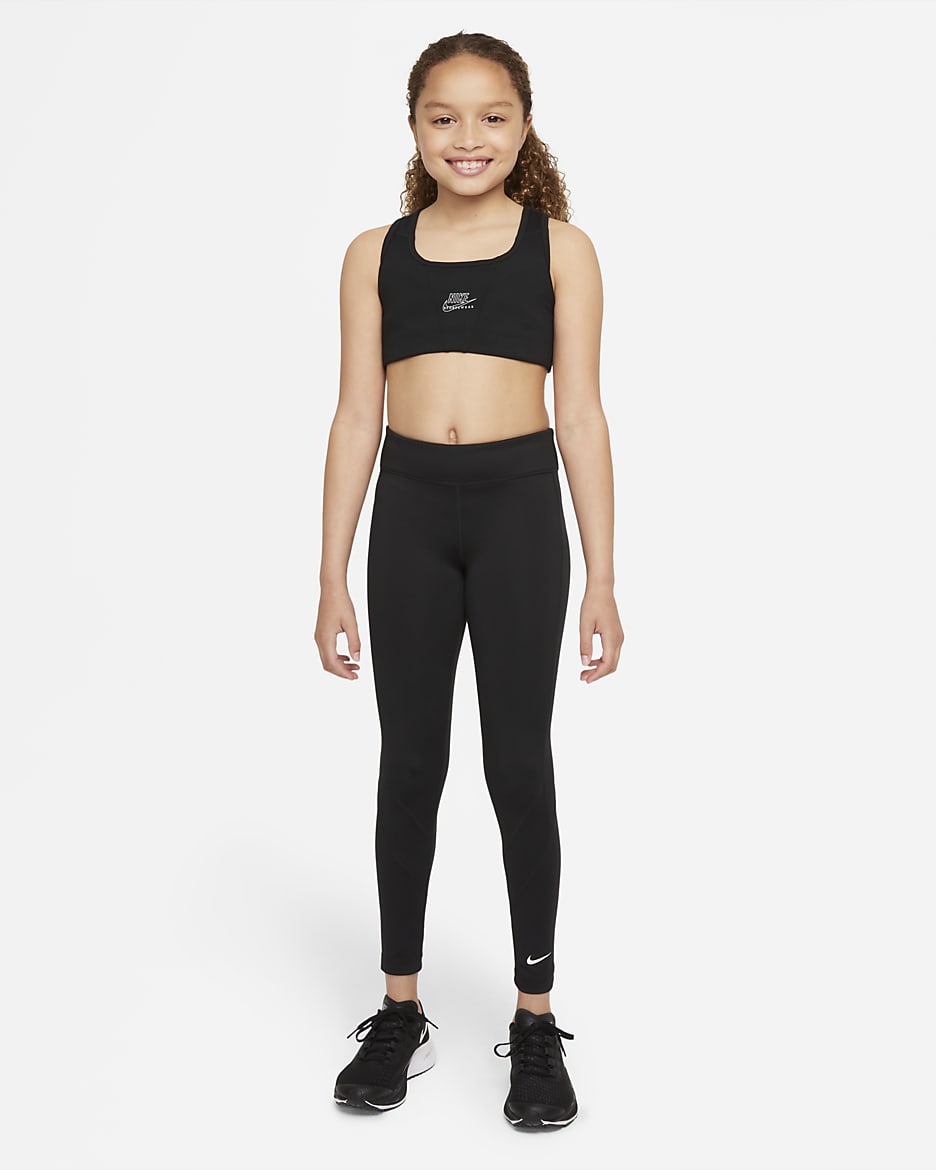 Nike Dri FIT One Older Kids Girls Leggings